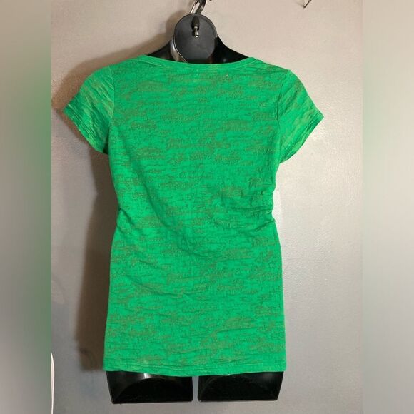Splash green burnout tshirt - Picture 5 of 5